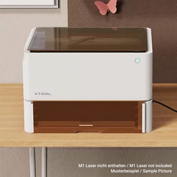 Mit der Erhöhung können Sie noch höhere Objekte mit Ihrem xTool M1 Laser verarbeiten.