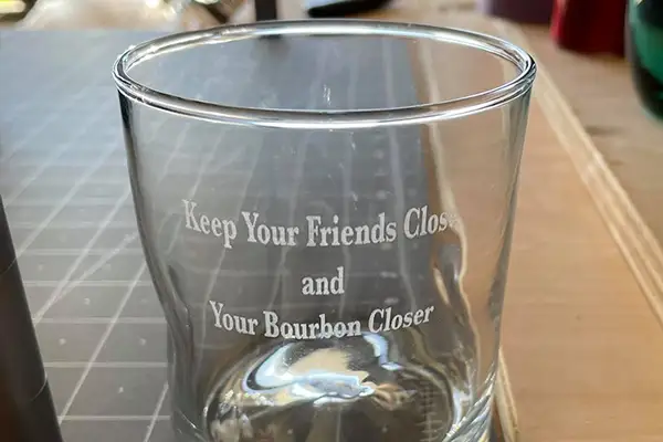 Individuelle Gravuren auf Glas sind kein Problem!