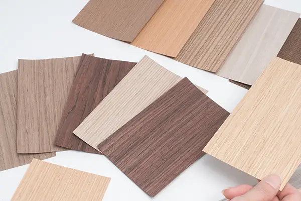 Die dünnen Holzblätter lassen sich gut mit einem Laser schneiden und gravieren.