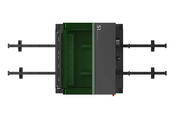 Mit dem separat erhältlichen Durchlauf können Sie auch größere Objekte mit Ihrem xTool S1 Laser verarbeiten.